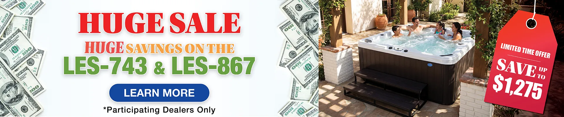 Calspas hot tub being used in a family setting - Alesund